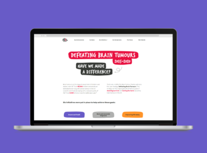 The Brain Tumour Charity – Impact Report Microsite